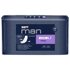 Прокладки урологічні для чоловіків SeniI Man Super Level 5 15 шт