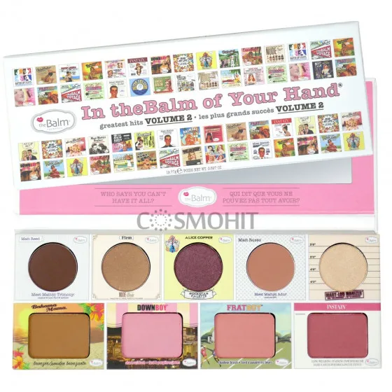 TheBalm In TheBalm Of Your Hand Greatest Hits Volume 2 Palette - Палітра для макіяжу