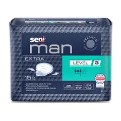 Урологічні прокладки Seni Man Extra Level 3, 15 шт (3 краплі) (5900516801670)