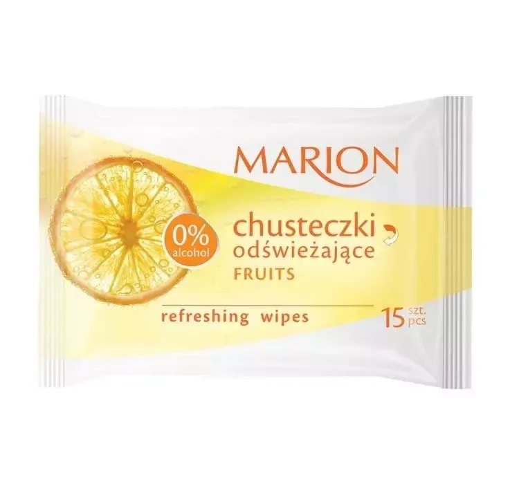 MARION ОСВІЖАЮЧІ СЕРВЕТКИ FRUITS З ФРУКТОВИМ АРОМАТОМ