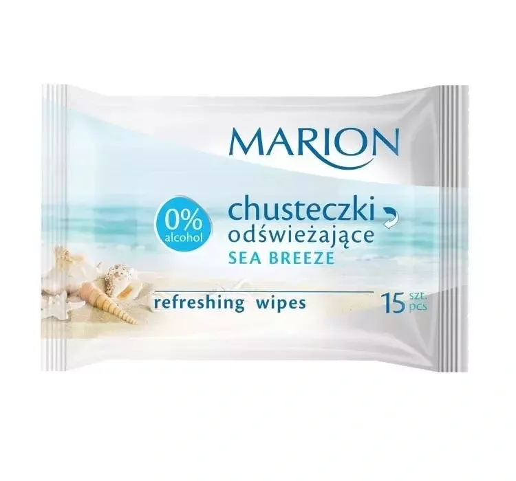 MARION ОСВІЖАЮЧІ СЕРВЕТКИ SEA BREEZE 15 ШТУК