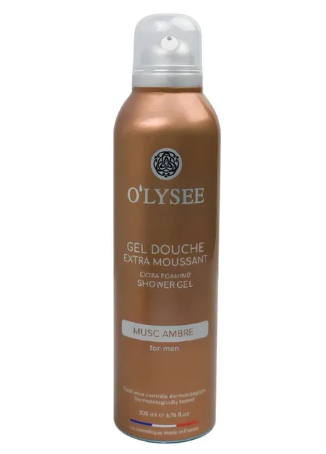 Гель-піна для душу чоловіча Musc Ambre for Men 200 мл O'lysee (373414132)
