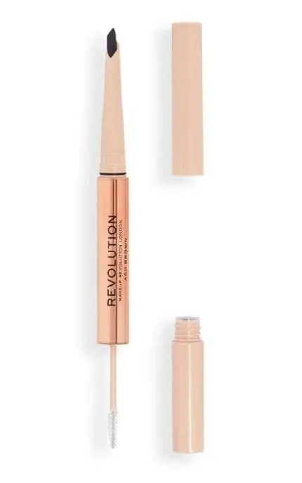 Олівець-гель для брів Makeup Revolution Fluffy Brow Filter Duo