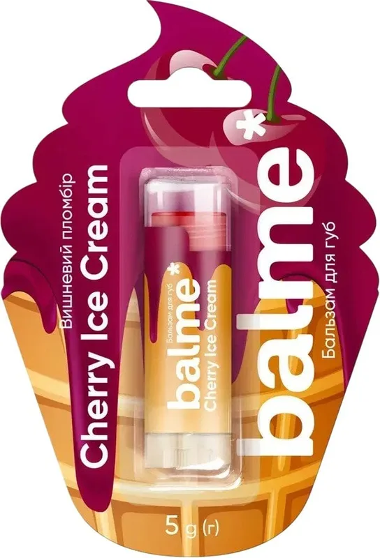 Бальзам для губ Balme Cherry Ice вишневий пломбір 5 г