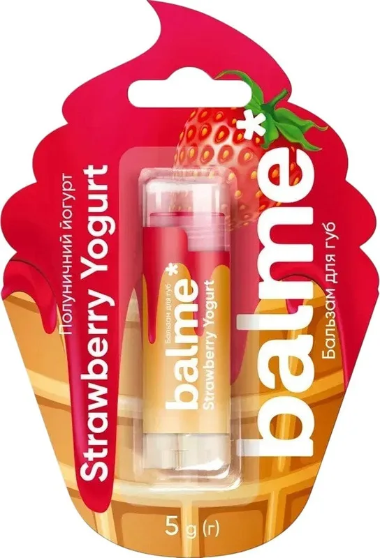 Бальзам для губ Balme Strawberry Yogurt полуничний йогурт 5 г