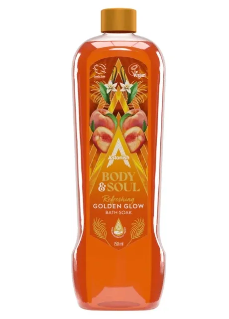 Піна для ванни Body&Soul Golden Glow 750мл Astonish (275805301)