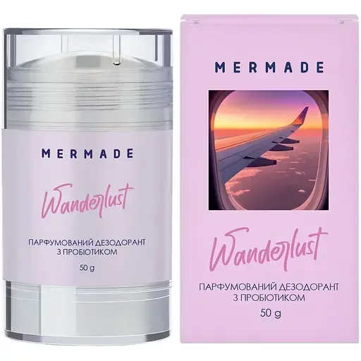 Парфумований дезодорант з пробіотиком Mermade Wanderlust, 50 мл