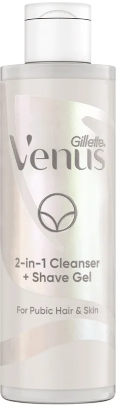 Очищувальний засіб + гель для гоління 2-в-1 Gillette Venus Satin Care для інтимної зони, 190 мл