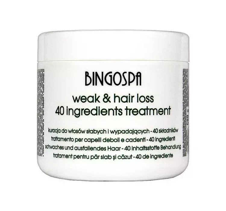 BINGOSPA ДОГЛЯД ВОЛОССЯ 40 СКЛАДНИКІВ 500Г