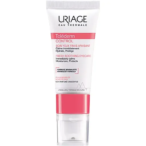 Заспокійливий крем для повік Uriage Tolederm Control Fresh Soothing Eyecare, 15 мл