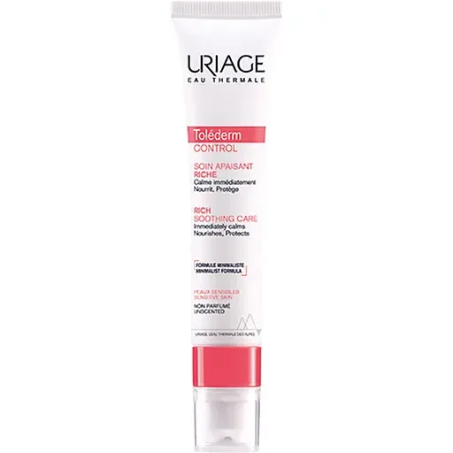 Заспокійливий крем для обличчя Uriage Tolederm Control Rich Soothing Care, 40 мл