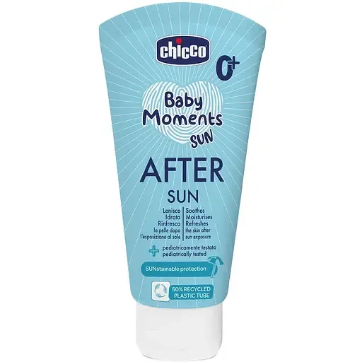 Молочко після засмаги Chicco Baby Moments Sun, з маслом ши, 150 мл (11261.00)