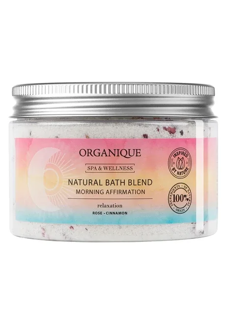 Розслаблююча Суміш для ванни Spa&Wellness Affirmation of the Day Троянда Кориця натуральна - 450 г Organique (257577876)
