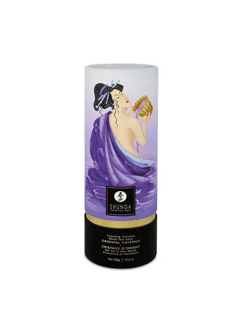 Пінлива сіль для ванни Dead Sea salt Oriental Crystals — Exotic Fruits (500 г) Shunga (303906285)