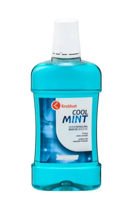 Ополіскувач для ротової порожнини Kruidvat Cool Mint 500 мл