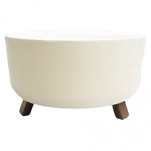 Горщик для квітів Serinova Tripot, 2.25 л, кремовий (ALY643)