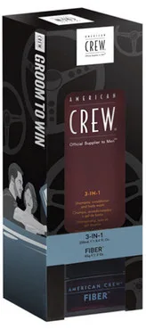 Набір American Crew Groom To Win 3 In 1 Fiber Duo (shmp/250ml + fiber/85g)