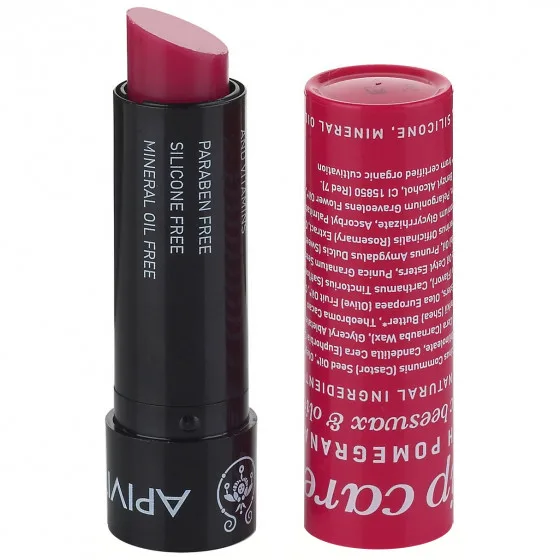 Apivita lip care with pomegranate - Бальзам для губ з бджолиним воском і гранатом