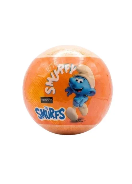 Бомбочка для ванни Smurfs Оранжева 100 г Sence (394221149)