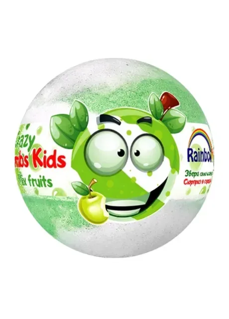 Бомбочка для ванни Аква Шайн Crazy Bombs Kids Фруктовий мікс 100 г AquaShine (409524735)