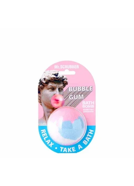 Бомбочка для ванни Bubble Gum Mr.Scrubber 200 г Mr. Scrubber (381024528)