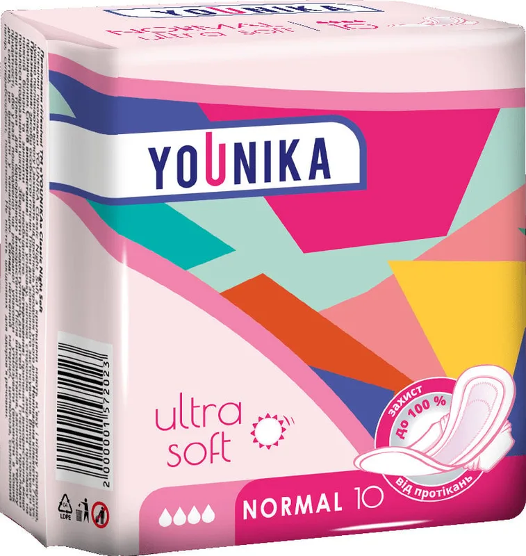 Прокладки гігієнічні YOUNIKA Ultra Day Soft 10 шт.