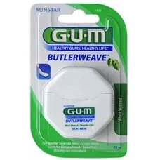 Зубна нитка GUM BUTLERWEAVE вощена 55 м