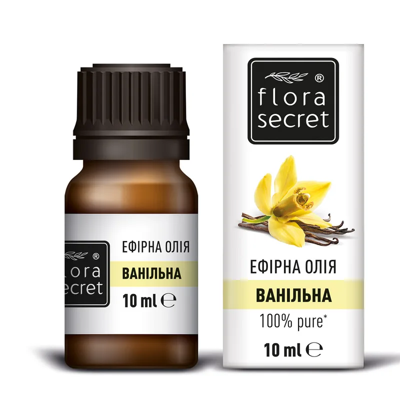 Олія FLORA SECRET (Флора Сікрет) ефірна Ваніль 10 мл