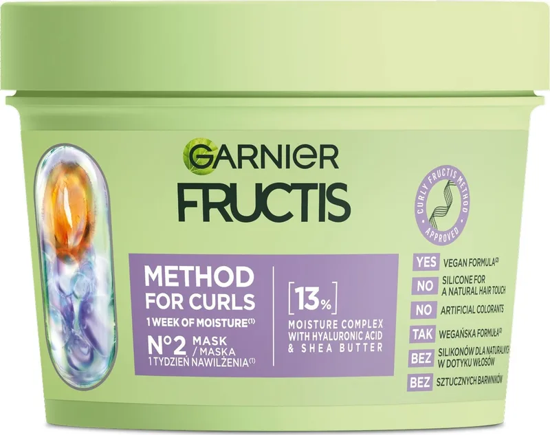 Маска Garnier Fructis Curls Method Зволожувальна для хвилястого та кучерявого волосся 370 мл (3600542590600)