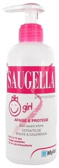 Щоденний гель для інтимної гігієни для дівчаток від 3 років Saugella Girl 200 ml