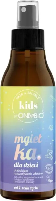 Спрей для волосся OnlyBio Hair in Balance Kids полегшує розчісування 150 мл