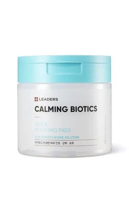 Пади для обличчя Leaders Calming Biotics Зволожуючі 80 шт