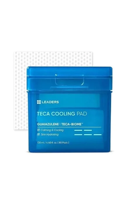Пади для обличчя Leadrs Teca Cooling 80 шт