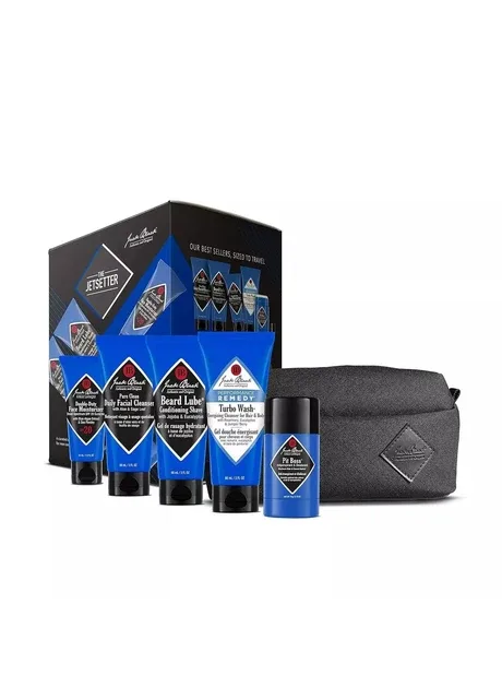 Подарунковий чоловічий набір для догляду за шкірою The Jetsetter Kit з сумкою Jack Black (323223676)