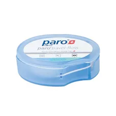 Зубна нитка Paro Swiss Travel Floss дорожня вощена з мятою 5м