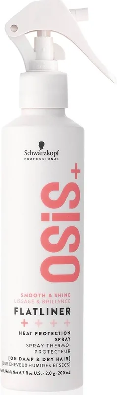Термозахисний спрей для волосся Schwarzkopf Professional Osis+ Smooth & Shine Flatliner Heat Protection Spray 200 мл