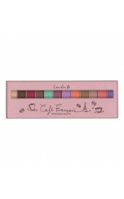 Палетка тіней Lovely Cafe Francais 12 г