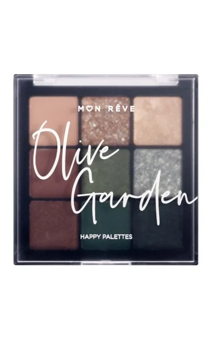 Палетка тіней Mon Reve Olive Garden 15 г