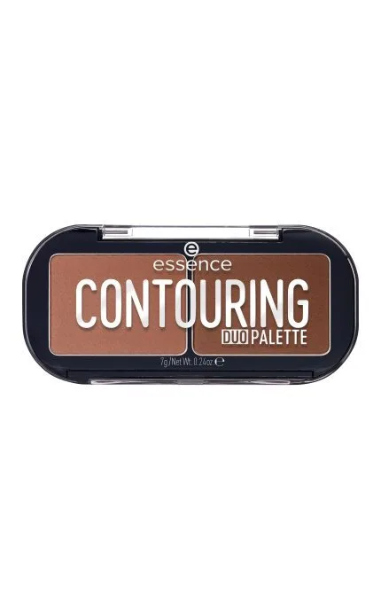 Палетка для контурування обличчя Essence Contouring Duo Palette 20 Darker Skin 7 г