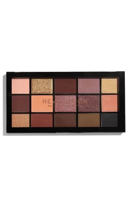 Палетка тіней для повік Makeup Revolution Reloaded Velvet Rose 15 відтінків