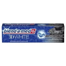 Зубна паста Blend-a-med 3D White Відбіл. і глибока чистка з Деревним вугіллям 100мл