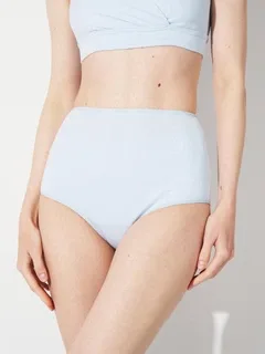 Післяпологові високі труси KOKO Boutique блакитні, інтерлок, натуральна тканина, XS/S