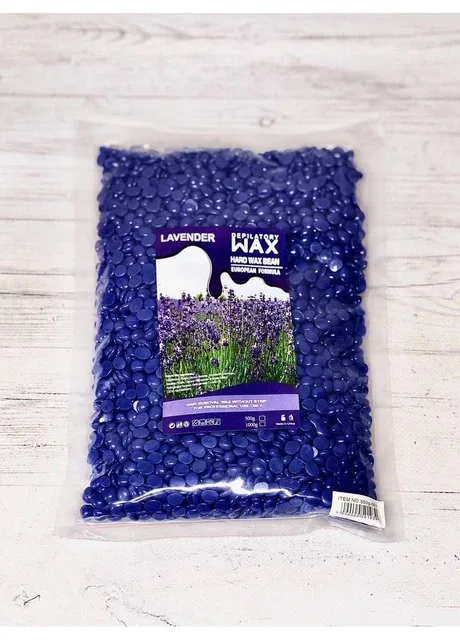 Віск гарячий у гранулах Hard Wax Beans European Formula Lavender 500 гр (Лаванда) YRE (377005993)