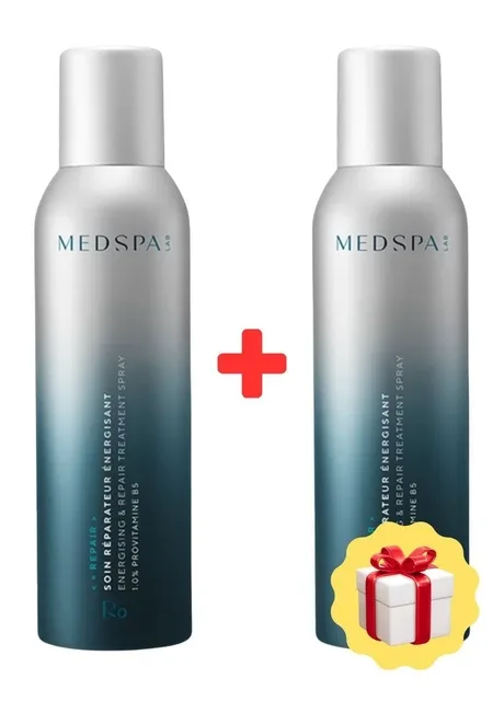 Охолоджуючий спрей для обличчя та тіла Energising & Repair 150 мл + 150 мл у подарунок Medspa (397863716)