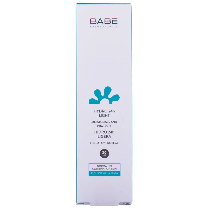 Крем для обличчя BABE LABORATORIOS (Бабе Лабораторіос) живильний зволожуючий для нормальної та комбінованої шкіри 24 години зволоження з SPF 20 50 мл