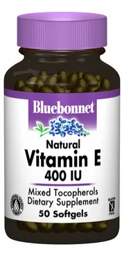 Натуральний вітамін Е 400 IUBluebonnet Nutrition Natural Vitamin E 400 IU