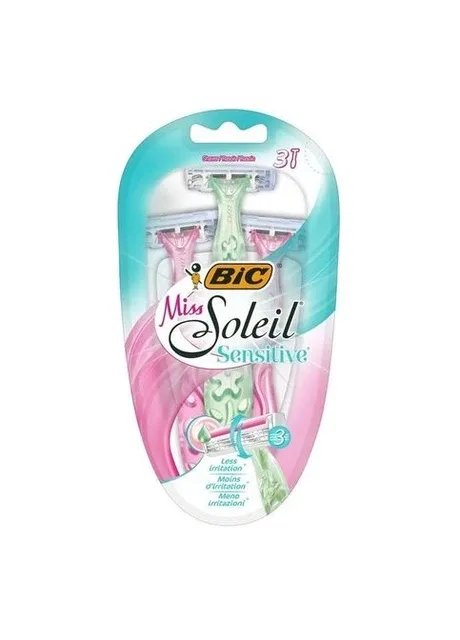 Одноразові станки для гоління Miss Soleil Sensitive 3 шт Bic (340511247)