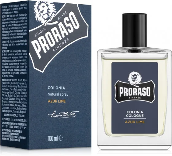 Proraso Azur Lime Cologne - Одеколон