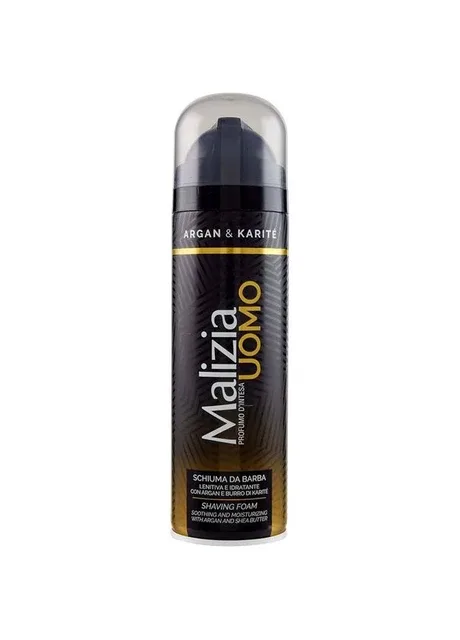 Піна для гоління з олією аргани та карите Uomo Argan Oil And Karite 300 мл Malizia (369803113)