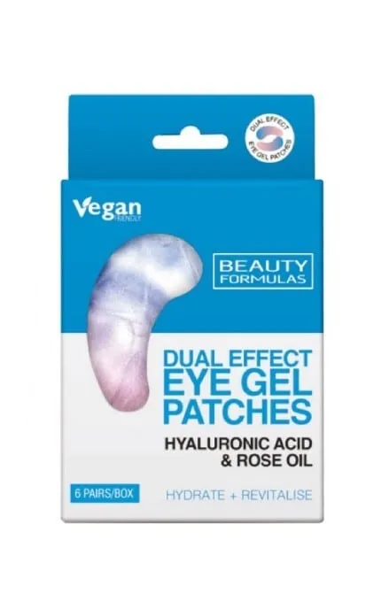 Патчі під очі Beauty Formulas Hyaluronic Acid & Rose Oil 6 шт